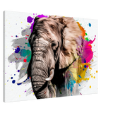 Dekoration mit Charakter. Leinwanddruck Elefant - Verbesserte Textur 70x100: für stilvolle Raumgestaltung. Eine besondere Bereicherung für jeden Raum.
