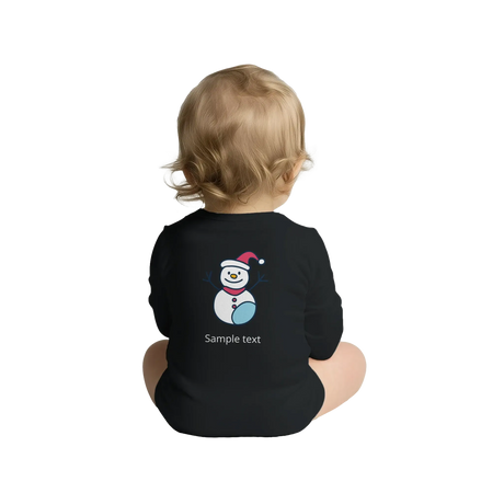 Dekoration mit Charakter. Classic Baby Long Sleeve Bodysuit zu Weihnachten personalisiert verschenken 🎅: für stilvolle Raumgestaltung. Eine besondere Bereicherung für jeden Raum.