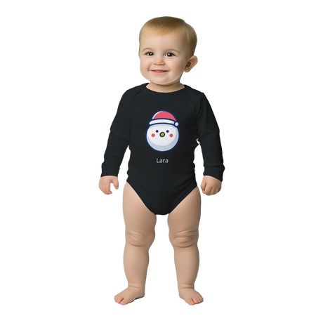 Classic Baby Long Sleeve Bodysuit zu Weihnachten personalisiert verschenken – bedrucktes Produkt mit individuell wählbarem Motiv