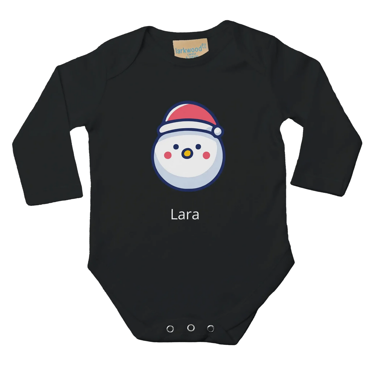 Classic Baby Long Sleeve Bodysuit zu Weihnachten personalisiert verschenken – Produkt mit individuell gestaltbarem Motivdruck