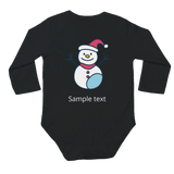 Classic Baby Long Sleeve Bodysuit zu Weihnachten personalisiert verschenken – Produkt mit individuell wählbarem Design