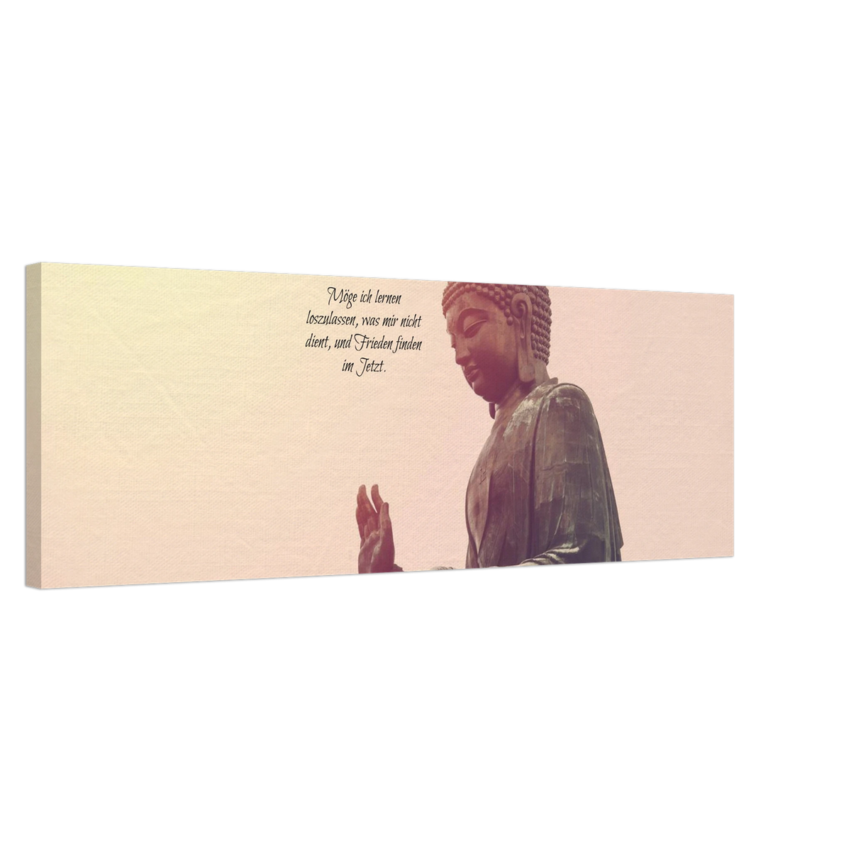 Tibetan Kraftgebete Canvas Print – Immersive Art Experience – Wandbild auf Leinwand für Wohn- und Arbeitsräume