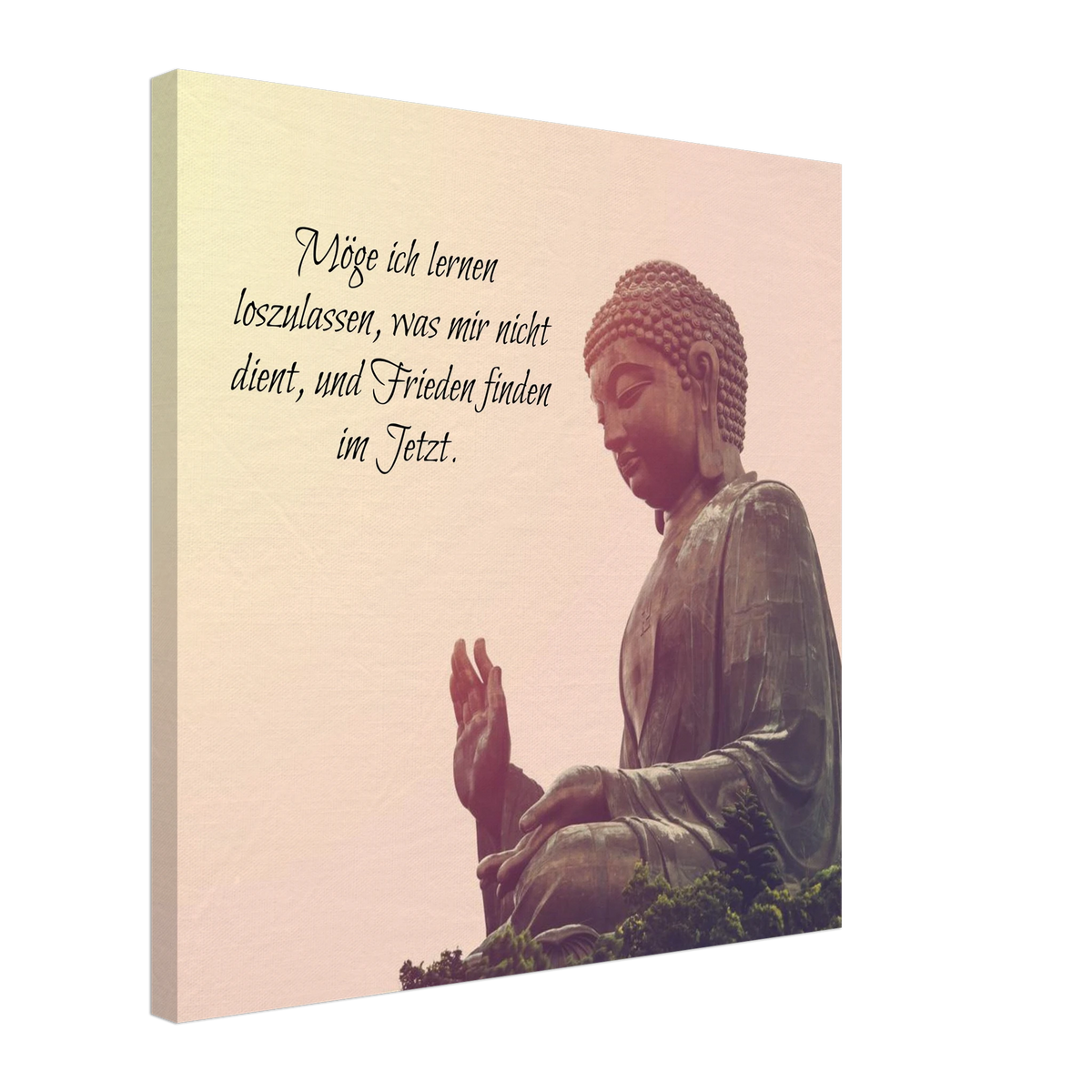 Dekoration mit Charakter. Tibetan Kraftgebete Canvas Print – Immersive Art Experience: zeitlos und harmonisch. Schlicht, elegant und wirkungsvoll.