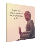 Dekoration mit Charakter. Tibetan Kraftgebete Canvas Print – Immersive Art Experience: zeitlos und harmonisch. Schlicht, elegant und wirkungsvoll.