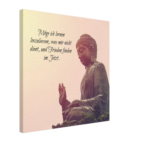 Dekoration mit Charakter. Tibetan Kraftgebete Canvas Print – Immersive Art Experience: zeitlos und harmonisch. Schlicht, elegant und wirkungsvoll.