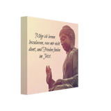 Stimmungsvolle Wandkunst für stilvolle Räume. Tibetan Kraftgebete Canvas Print – Immersive Art Experience: zeitlos und harmonisch. Eine besondere Bereicherung für jeden Raum.