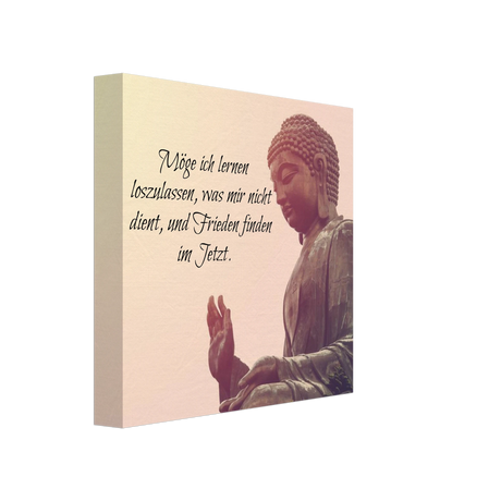 Stimmungsvolle Wandkunst für stilvolle Räume. Tibetan Kraftgebete Canvas Print – Immersive Art Experience: zeitlos und harmonisch. Eine besondere Bereicherung für jeden Raum.