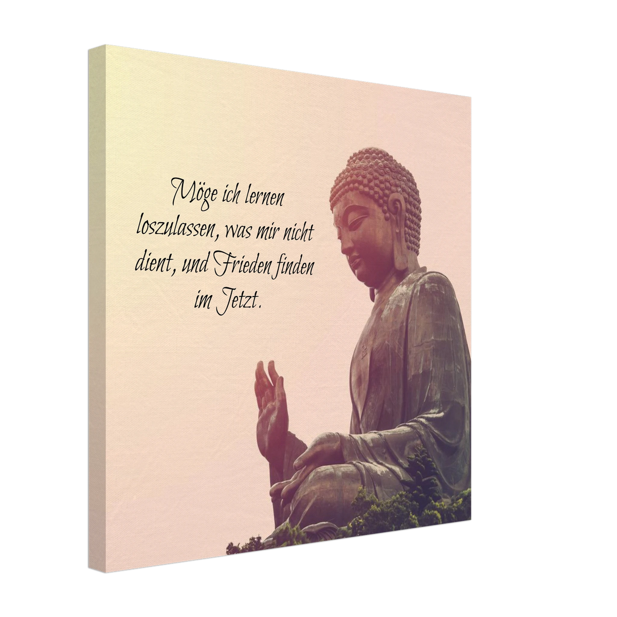 Dekoration mit Charakter. Tibetan Kraftgebete Canvas Print – Immersive Art Experience: zeitlos und harmonisch. Eine besondere Bereicherung für jeden Raum.