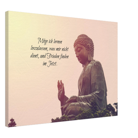 Tibetan Kraftgebete Canvas Print – Immersive Art Experience – Wandbild auf Leinwand für Wohn- und Arbeitsräume