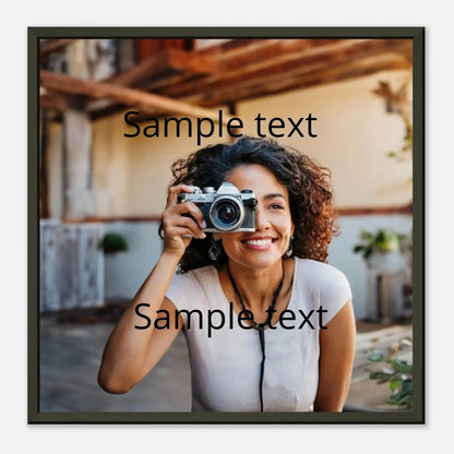 Dekoration mit Charakter. Classic Semi-Glossy Paper Metal Framed  dein Foto: zeitlos und harmonisch. Schlicht, elegant und wirkungsvoll.