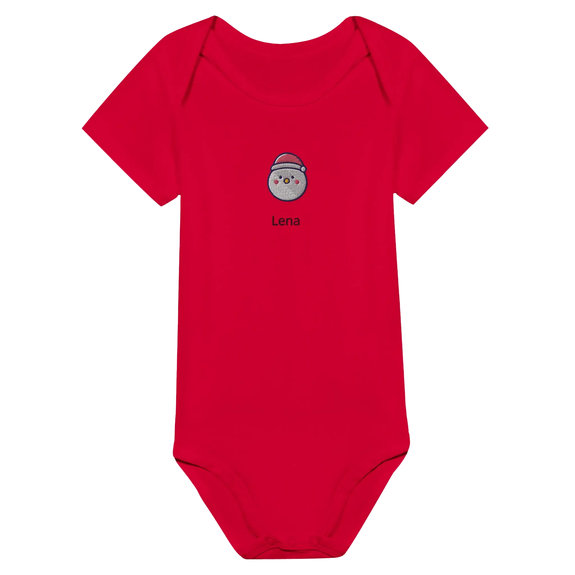 Liebevolle Erinnerung an Kindheitsmomente. Classic Baby Short Sleeve Bodysuit personalisiertes Geschenk zu Weihachten 🎅: freundlich und verspielt gestaltet. Ein Highlight für das Kinderzimmer.