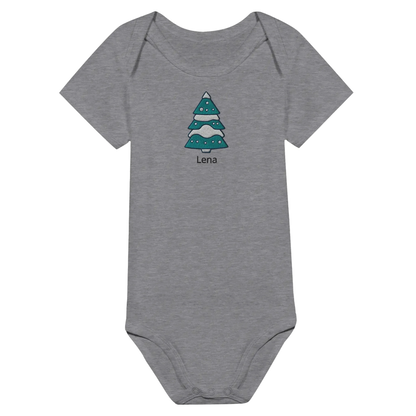 Liebevolle Erinnerung an Kindheitsmomente. Classic Baby Short Sleeve Bodysuit personalisiertes Geschenk zu Weihachten 🎅: voller Geborgenheit und Fantasie. Zaubert ein Lächeln auf jedes Gesicht.