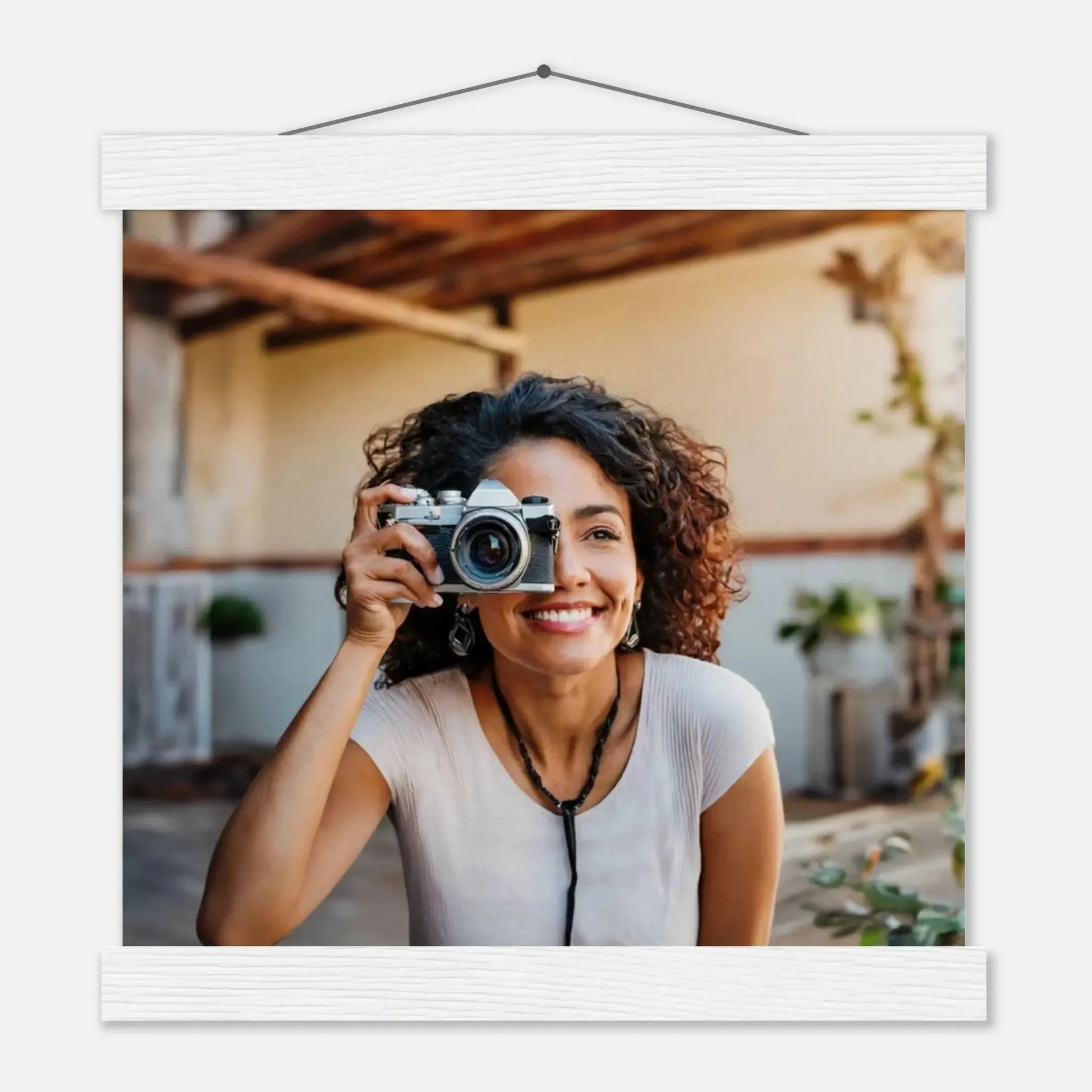 Dekoration mit Charakter. Personalized  with Hanger – Custom Photo on Masters Edition Paper: passt in jedes Ambiente. Schlicht, elegant und wirkungsvoll.