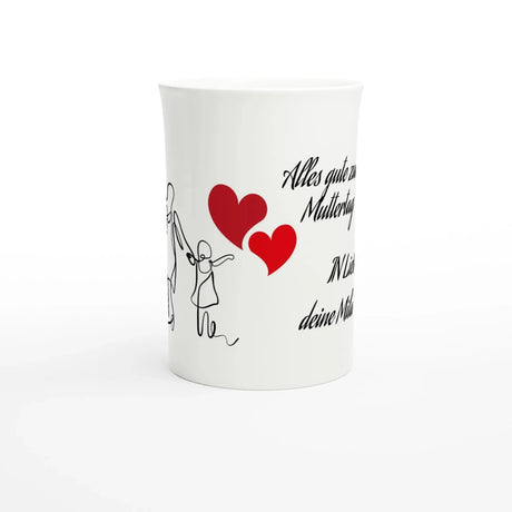 Stimmungsvolle Wandkunst für stilvolle Räume. Weiße schmale Porzellantasse (10 oz): für stilvolle Raumgestaltung. Schlicht, elegant und wirkungsvoll.