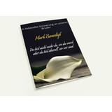 Stimmungsvolle Wandkunst für stilvolle Räume. Trauerspruch Bruder- Dankeskarte handgemacht als Kunstdruck: für stilvolle Raumgestaltung. Schlicht, elegant und wirkungsvoll.