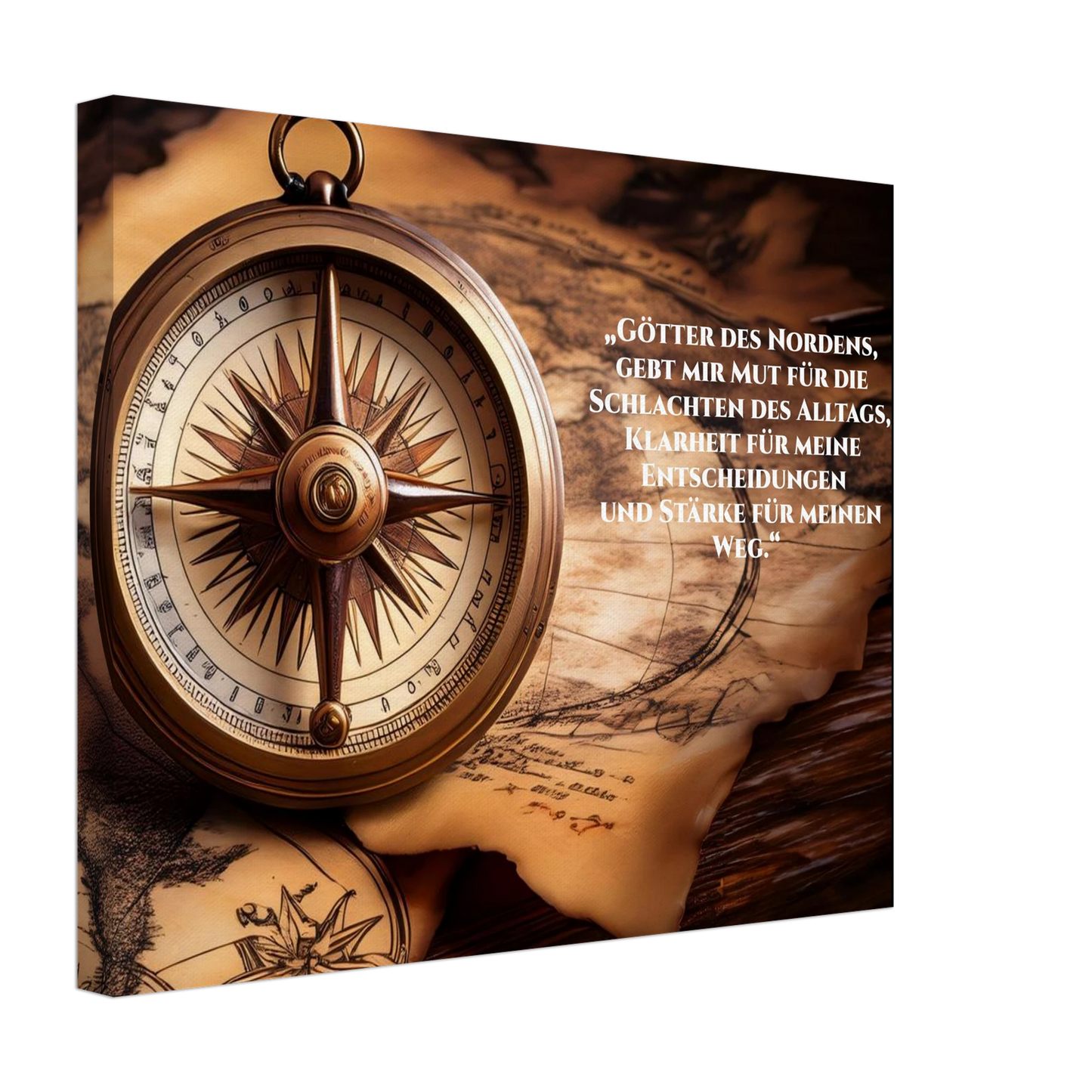 Dekoration mit Charakter. Nordische Kraftgebete auf Leinwand: für stilvolle Raumgestaltung. Schlicht, elegant und wirkungsvoll.