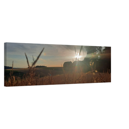 Für wohnzimmer, büro oder flur, für ein gemütliches ambiente, hochwertige verarbeitung für lange freude, westerwald landschaftsbild leinwand: kunstdruck die andere perspektive, ein echtes Highlight, für besondere Anlässe, emotionale Erinnerung.