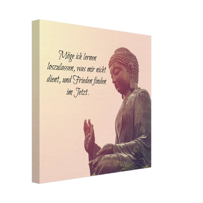 Stimmungsvolle Wandkunst für stilvolle Räume. Tibetan Kraftgebete Canvas Print – Immersive Art Experience: zeitlos und harmonisch. Eine besondere Bereicherung für jeden Raum.