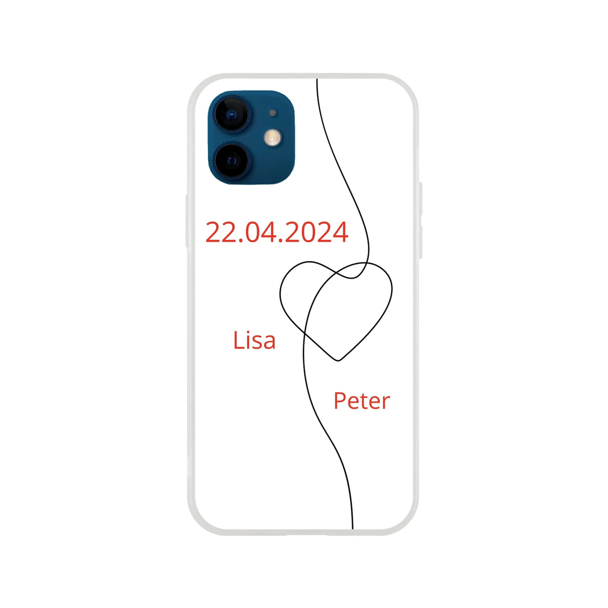 Dekoration mit Charakter. TPU Handyhülle personalisiert – Flexibel & stylisch: zeitlos und harmonisch. Schlicht, elegant und wirkungsvoll.