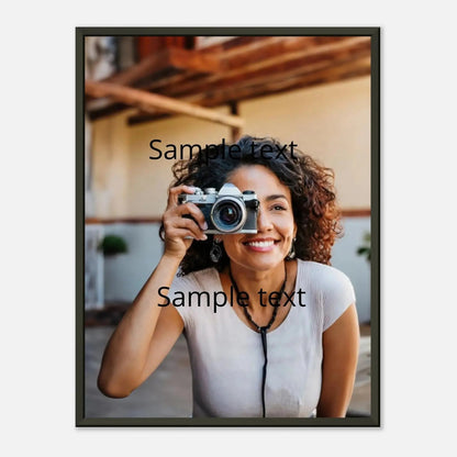 Ein Ausdruck moderner Ästhetik. Classic Semi-Glossy Paper Metal Framed  dein Foto: passt in jedes Ambiente. Eine besondere Bereicherung für jeden Raum.
