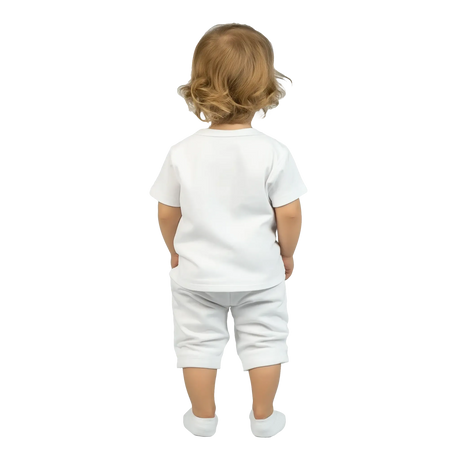 Classic Baby Crewneck T-shirt personalisiertes Kindershirt zu Weihnachten – Kleidungsstück mit dekorativem Print
