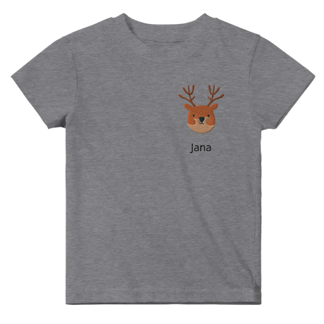Classic Baby Crewneck T-shirt personalisiertes Kindershirt zu Weihnachten – bedrucktes Textil mit persönlicher Motivgestaltung