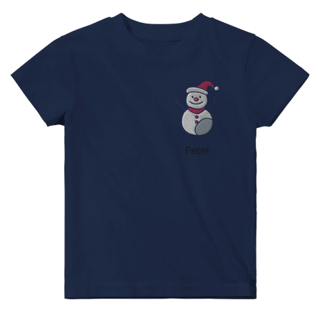 Classic Baby Crewneck T-shirt personalisiertes Kindershirt zu Weihnachten – bedrucktes Kleidungsstück mit persönlichem Design
