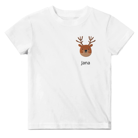 Classic Baby Crewneck T-shirt personalisiertes Kindershirt zu Weihnachten – bedrucktes Kleidungsstück mit persönlichem Design