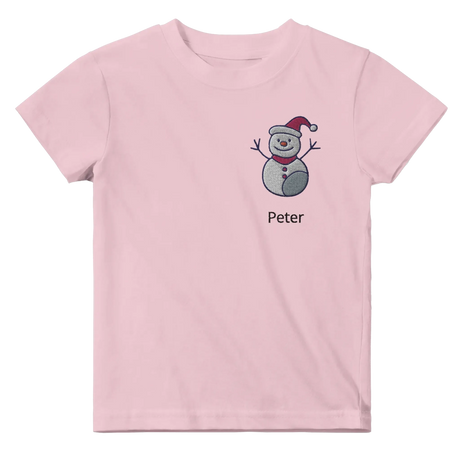 Classic Baby Crewneck T-shirt personalisiertes Kindershirt zu Weihnachten – bedrucktes Textil mit persönlicher Motivgestaltung