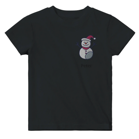 Classic Baby Crewneck T-shirt personalisiertes Kindershirt zu Weihnachten – Bekleidung mit dekorativem Druckmotiv