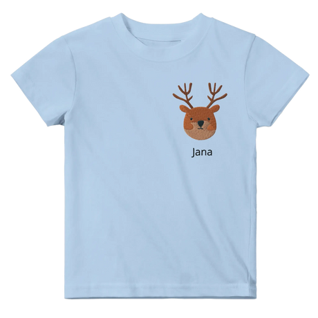 Classic Baby Crewneck T-shirt personalisiertes Kindershirt zu Weihnachten – Kleidungsstück mit hochwertigem Textildruck