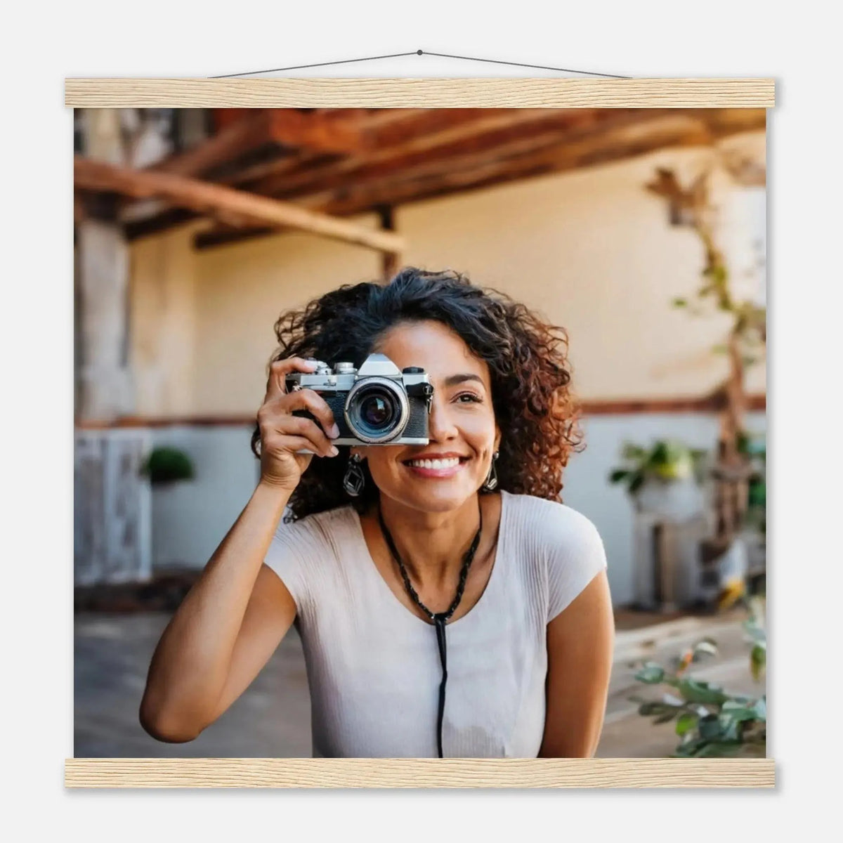 Stimmungsvolle Wandkunst für stilvolle Räume. Individuelles Selbstportrait  mit Holzleisten – Dein Foto als Kunstwerk: zeitlos und harmonisch. Schlicht, elegant und wirkungsvoll.