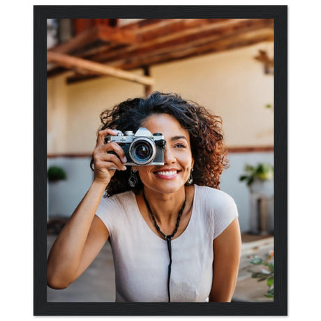Classic Matte Paper Wooden Framed Poster – Wandposter mit detailreicher Motivgestaltung