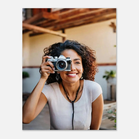 Classic Semi-Glossy Paper Poster mit deinem Foto – Poster mit dekorativer Motivgestaltung