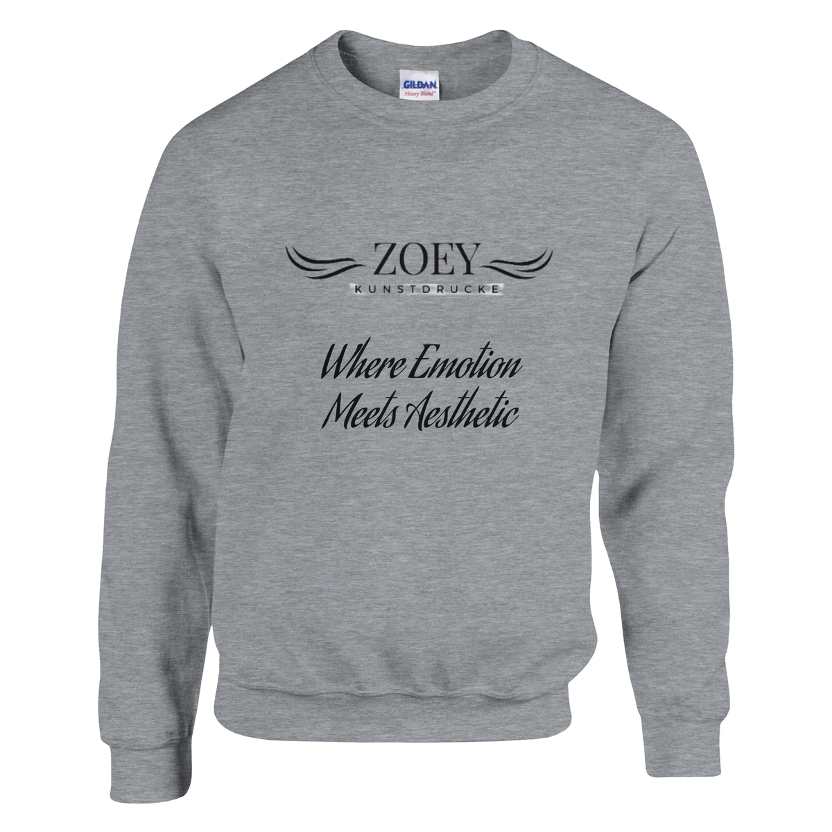 Stimmungsvolle Wandkunst für stilvolle Räume. Classic Unisex Crewneck Sweatshirt | Gildan® 18000 persnalisierbar: zeitlos und harmonisch. Schlicht, elegant und wirkungsvoll.