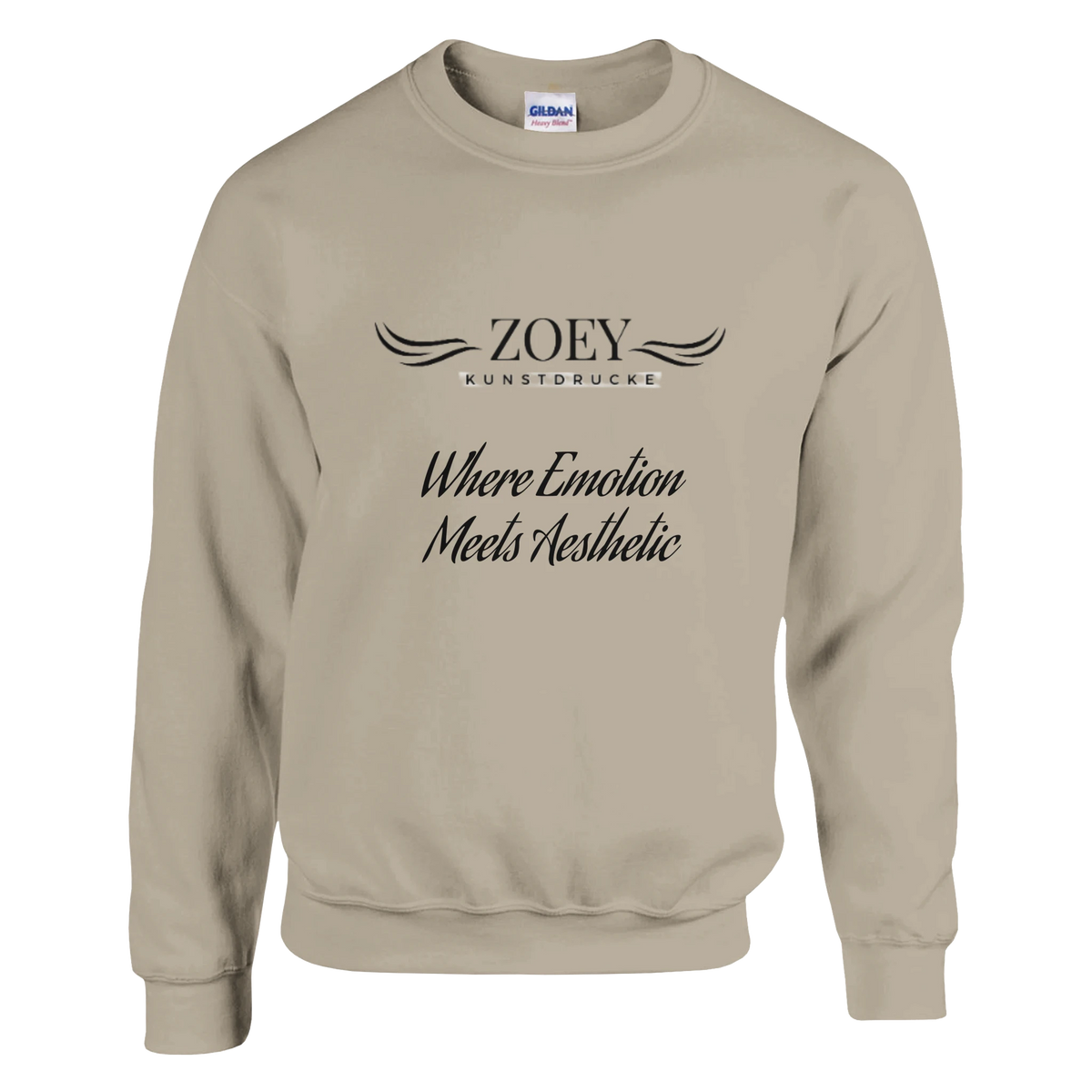 Stimmungsvolle Wandkunst für stilvolle Räume. Classic Unisex Crewneck Sweatshirt | Gildan® 18000 persnalisierbar: zeitlos und harmonisch. Schlicht, elegant und wirkungsvoll.