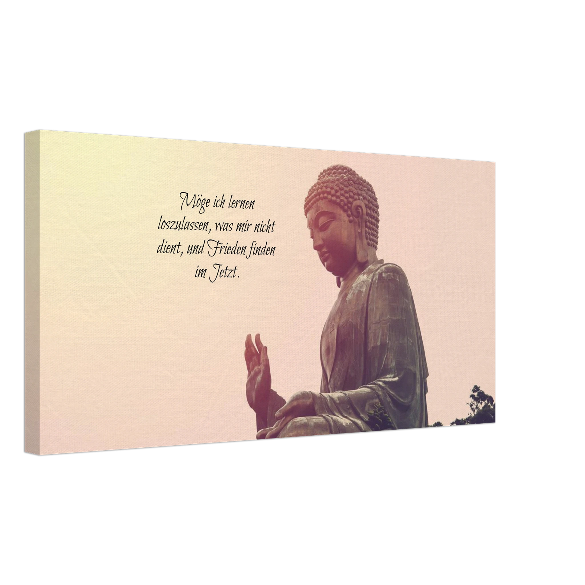 Stimmungsvolle Wandkunst für stilvolle Räume. Tibetan Kraftgebete Canvas Print – Immersive Art Experience: zeitlos und harmonisch. Eine besondere Bereicherung für jeden Raum.