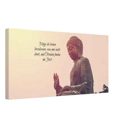 Stimmungsvolle Wandkunst für stilvolle Räume. Tibetan Kraftgebete Canvas Print – Immersive Art Experience: zeitlos und harmonisch. Eine besondere Bereicherung für jeden Raum.