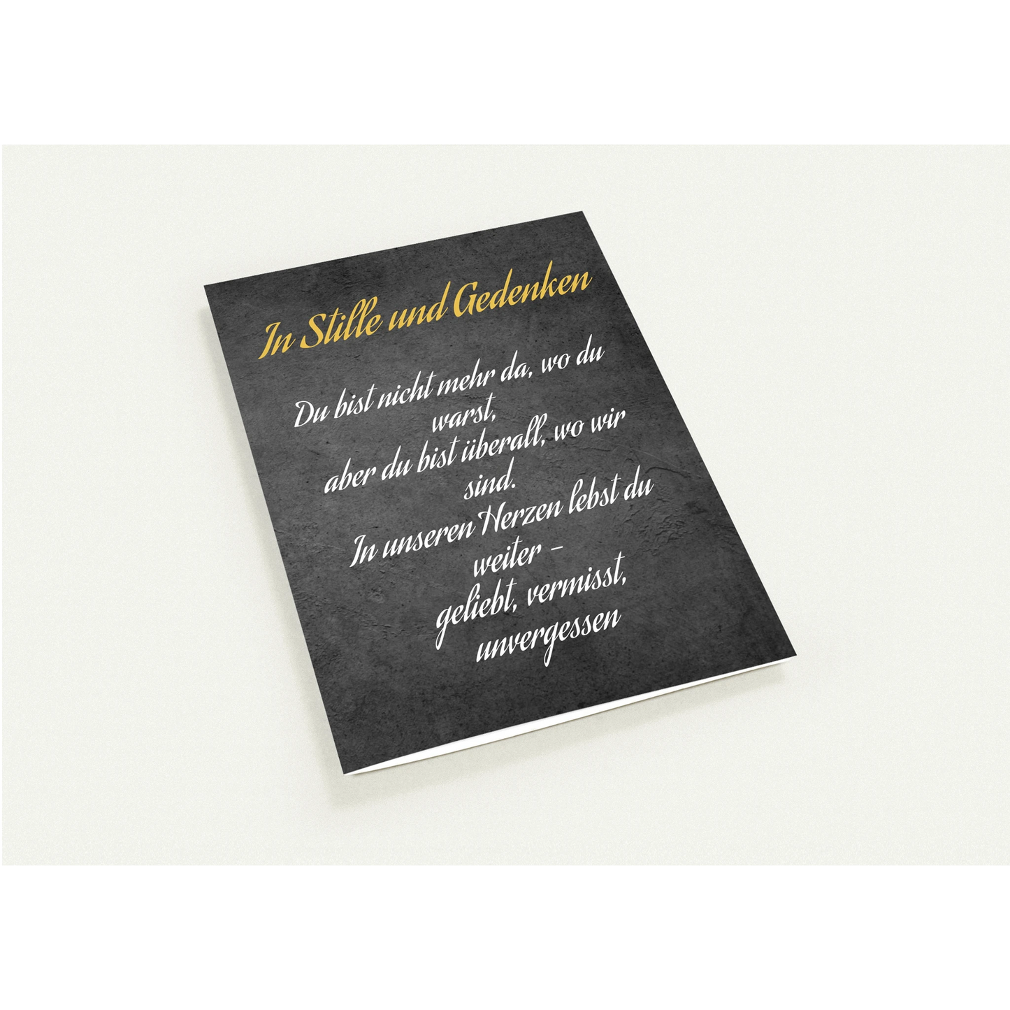 Ein Ausdruck moderner Ästhetik. Trauerspruch schwester- Dankeskarte handgemacht als Kunstdruck: zeitlos und harmonisch. Eine besondere Bereicherung für jeden Raum.