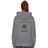 Stimmungsvolle Wandkunst für stilvolle Räume. Premium Unisex Personalisierbarer Mid-Weight Hoodie | Laneseven LS13001: zeitlos und harmonisch. Schlicht, elegant und wirkungsvoll.