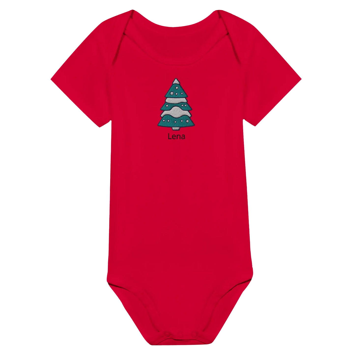 Liebevolle Erinnerung an Kindheitsmomente. Classic Baby Short Sleeve Bodysuit personalisiertes Geschenk zu Weihachten 🎅: freundlich und verspielt gestaltet. Zaubert ein Lächeln auf jedes Gesicht.
