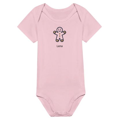 Liebevolle Erinnerung an Kindheitsmomente. Classic Baby Short Sleeve Bodysuit personalisiertes Geschenk zu Weihachten 🎅: freundlich und verspielt gestaltet. Ein Highlight für das Kinderzimmer.