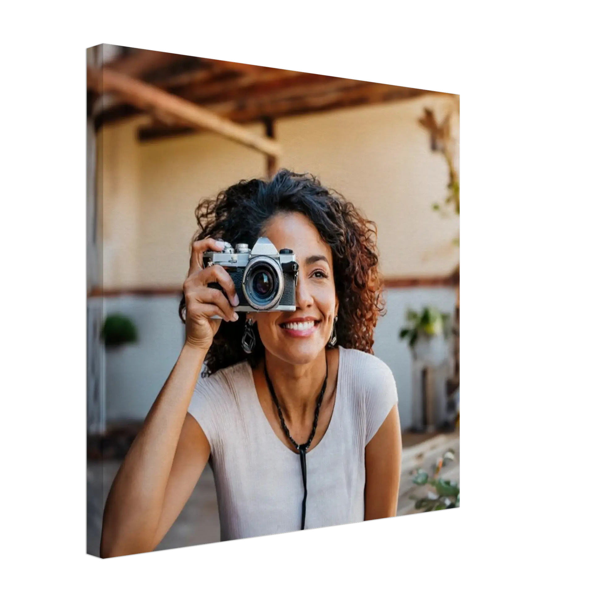 Individuelle Familienportraits auf Leinwand mit Foto 30 % auf Leinwände Black Friday - Zoey Kunstdrucke