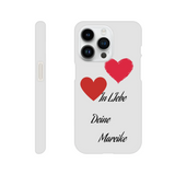 Dekoration mit Charakter. Slim Case für Smartphones – Schützender, Stilvolle Handytasche | Geburtstag & Valentinstag Geschenk: zeitlos und harmonisch. Schlicht, elegant und wirkungsvoll.