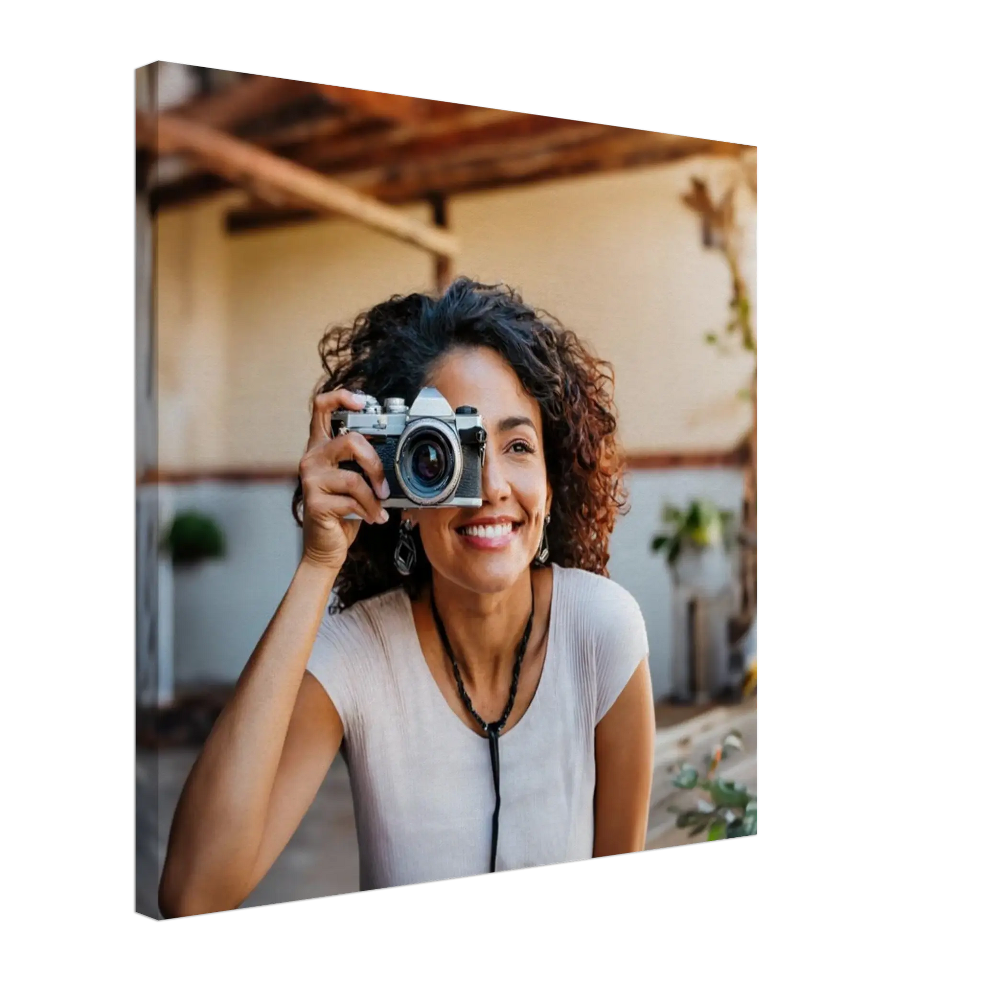 Individuelle Familienportraits auf Leinwand mit Foto 30 % auf Leinwände Black Friday - Zoey Kunstdrucke