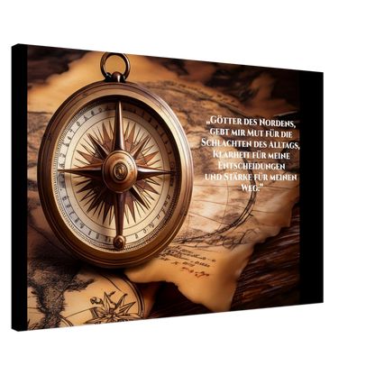 Dekoration mit Charakter. Nordische Kraftgebete auf Leinwand: für stilvolle Raumgestaltung. Eine besondere Bereicherung für jeden Raum.