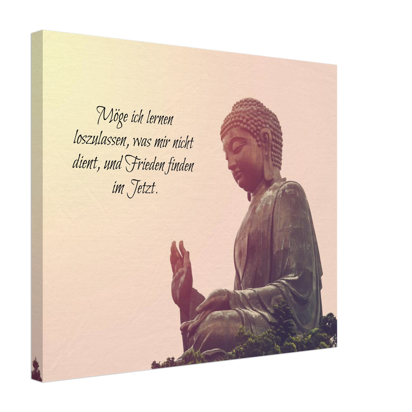 Stimmungsvolle Wandkunst für stilvolle Räume. Tibetan Kraftgebete Canvas Print – Immersive Art Experience: für stilvolle Raumgestaltung. Schlicht, elegant und wirkungsvoll.