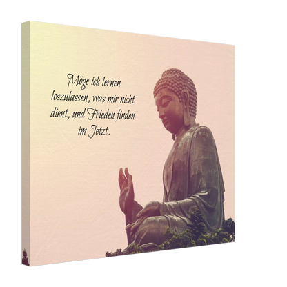 Stimmungsvolle Wandkunst für stilvolle Räume. Tibetan Kraftgebete Canvas Print – Immersive Art Experience: für stilvolle Raumgestaltung. Schlicht, elegant und wirkungsvoll.