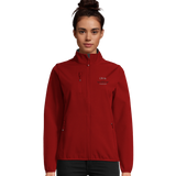 Softshelljacke für Damen aus recyceltem Polyester | SOL’S Falcon Women – Produkt mit dekorativem Motivdruck