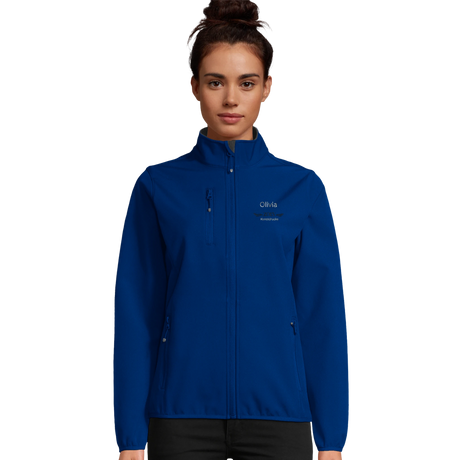 Softshelljacke für Damen aus recyceltem Polyester | SOL’S Falcon Women – persönlich gestaltbares Geschenk mit individuellem Design